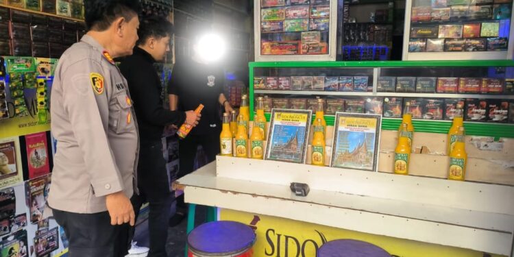 Cipta Kondisi, Polsek Citamiang Gelar Operasi Minuman Keras (Miras)
