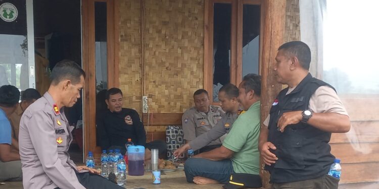 Kapolsek Sukabumi Dialogis Dengan Tokoh masyarakat untuk Jaga Kamtibmas