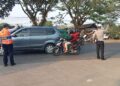 Wujudkan tertib lalulintas. Polsek baros dengan Kemenhub tingkatkan pelayanan gatur pagi