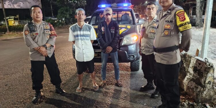 KRYD Patroli malam. Polsek Lembursitu berikan rasa aman kepada masyarakat dimalam hari