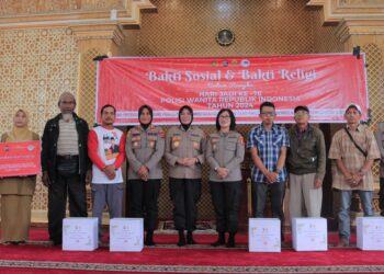 Rangkaian HUT Polwan ke 76, Ratusan Polwan Gelar Napak Tilas
