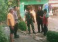 Sinergitas TNI – Polri, Bhabinkamtibmas Polsek Lembursitu dan Babinsa Sambang dan Pemantauan wilayah.