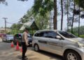 Personil Polsek kadudampit Melaksanakan giat Patroli tempat wisata situgunung