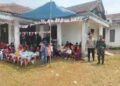 Bhabinkamtibmas Polsek Sukaraja Melaksanakan Pemantauan Dan Monitoring Giat Lomba Agustusan