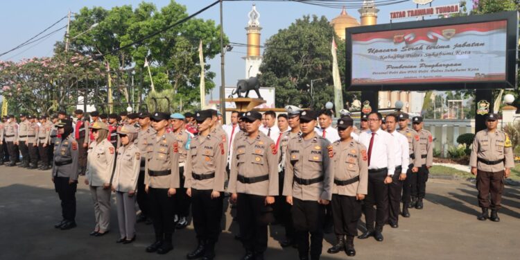 42 Personel Polri dan ASN Berprestasi di Sukabumi Raih Penghargaan Kapolres