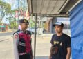 Sebar pesan kamtibmas. Patroli Sambangi warga jalur lingkar selatan