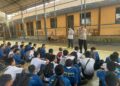 Kanit Binmas Polsek Cisaat  Berikan Penyuluhan  Kenakalan Remaja Kepada Siswa SMK