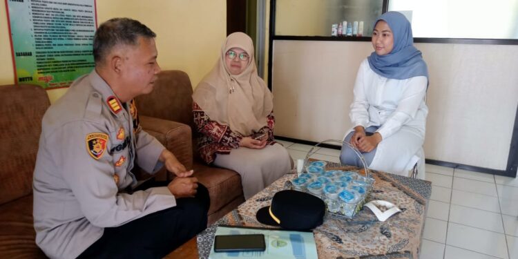 Antisipasi dengan aksi Unras yang ramai beredar di Medsos, Polsek Sukaraja Langsung Berkoordinasi dengan Beberapa Sekolah Tingkat SMA