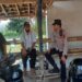 Sambangi Pangkalan Ojek, Patroli Polsek Cireunghas Berikan Himbauan Kamtibmas