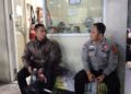 Bhabinkamtibmas Polsek Cikole Laksanakan Sambang Dengan Satpam