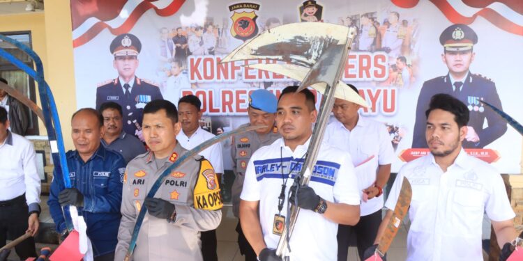 18 Pelaku Aksi Kejahatan Jalanan Diamankan Polres Indramayu