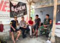 Polsek Gunungguruh Bersinergi dengan Babinsa Sambangi Warga Untuk Tingkatkan Harkamtibmas