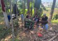 Sambangi Warga Jelang Pilkada Serentak, Polisi dan TNI di Sukabumi Edukasikan Kamtibmas