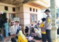 Sambang tingkatkan pengawasan. Bhabinkabtibmas Jayaraksa Monitoring KB Gratis