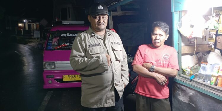 Cegah Aksi Kejahatan, Polsek Kebonpedes Patroli Malam Hari