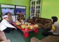 Ngariung bareng Kapolres Sukabumi kota, Kapolsek Baros sambangi PC NU kota sukabumi