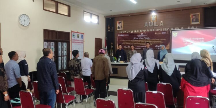Polsek Sukaraja Menghadiri Rapat Pleno Terbuka Rekapitulasi Daftar Pemilih Sementara Hasil Perbaikan (DPSHP)