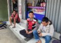 Personil Samapta Polsek Sukalarang Patroli Malam Hari Sambangi ATM BRI Cegah Kejahatan Perbankan