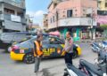 Panit Samapta Polsek Cikole Pimpin Patroli Wilayah dan Sambangi Petugas Parkir