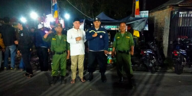 Polsek Kebonpedes Lakukan Pengamanan Kegiatan Hiburan Masyarakat di Desa Bojong Sawah