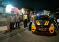 Pantau Wilayah, Polsek Cikole Laksanakan Patroli Malam