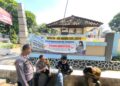 Sebar pesan kamtibmas polsek baros sambang terminal antisipasi Gangguan Kamtibmas