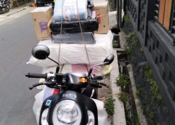 Sepeda Motor dan Paket Milik Kurir Ekspedisi di Sukabumi Lenyap Saat Terparkir