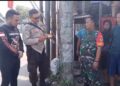 Sinegritas  TNI POLRI  Sambangi  Warga Berikan Himbauan Pesan Kamtibmas