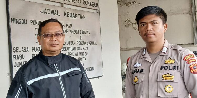 Polisi Rutin Ciptakan Keamanan,  Pam Gereja Setiap Hari Minggu