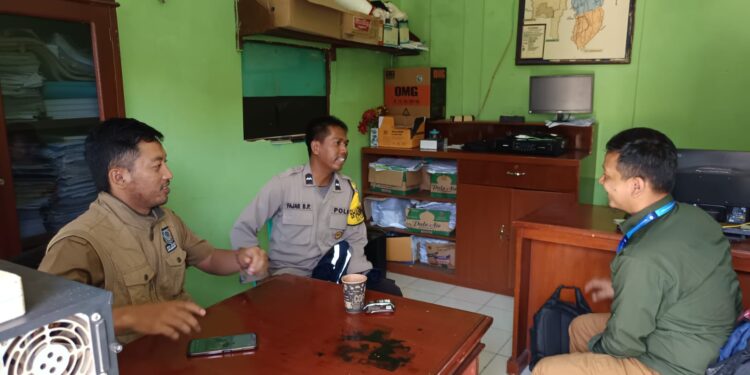 Bhabinkamtibmas desa Langensari melaksanakan sambang
