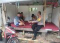 Sebar pesan kamtibmas, Bhabinkamtibmas sambagi warga pangkalan
