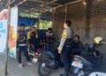 Babinkamtibmas Polsek Cibeureum  Sambangi Warga dan Berikan Imbauan Kamtibmas serta selalu waspada ketika memarkirkan kendaraan R2