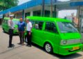 Unit lantas Polsek Warudoyong Polres Sukabumi Kota laksanakan Dikmas Lantas