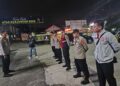 Cipta kondisi jelang Pelantikan Presiden Republik Indonesia. Polsek Baros gelar penyekatan dan antisipasi gukamtibmas