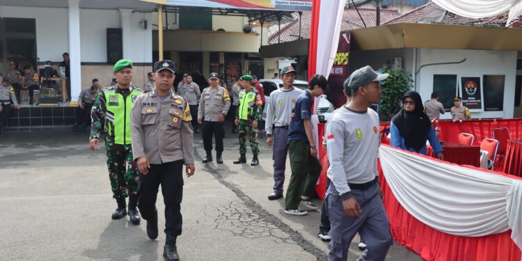 Jelang Pemungutan Suara Pilkada Serentak 2024, Polres Sukabumi Kota Gelar Simulasi Pengamanan