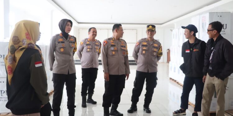 Kapolres Sukabumi Kota Pastikan Situasi Kamtibmas Pasca Pencoblosan Kondusif