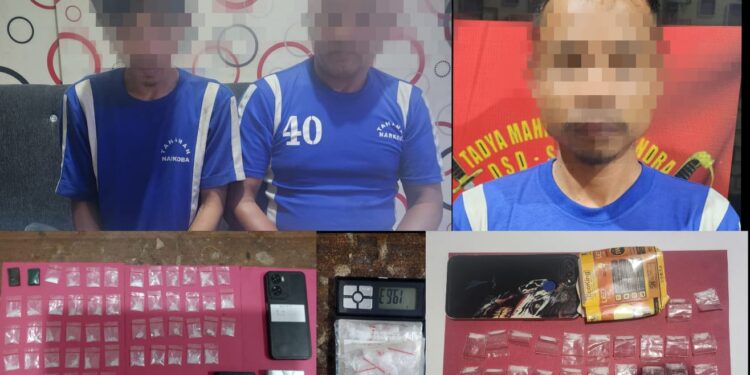 3 Pengedar Narkoba di Sukabumi Diringkus Polisi. Puluhan Paket Sabu Diamankan