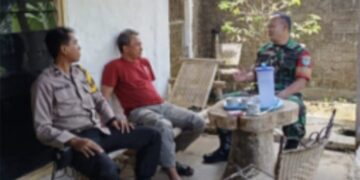 Polsek Sukaraja menyampaikan himbauan mengenai Pilkada serentak 2024, Senin (11/11/2024).