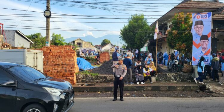 Dua Event Kompanye Pilwakot. Polsek baros Intensifkan Pengamanan berjalan Kondusif