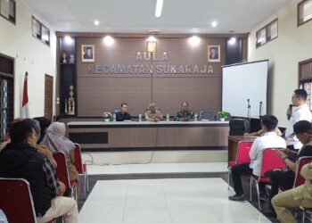 Polsek Sukaraja Pantau Rakor Pemungutan dan Penghitungan Suara Pilkada Serentak