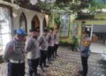 Polsek Kebonpedes Jaga Ketat Tempat Penyimpanan Hasil Pencoblosan Surat Suara Pilkada Serentak