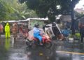 Kecelakaan Maut di Bhayangkara Sukabumi, Angkot Hantam Truk Bok dan Warung
