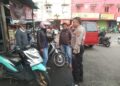 Unit Lalu Lintas Polsek Cikole Berikan Himbauan Kamseltibcarlantas