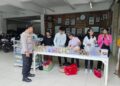 Polsek Citamiang Laksanakan Pengamanan Minggu kasih dan pengamanan Gereja