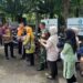Polsek Baros  giatkan Monitoring dan pengamanan pasar murah