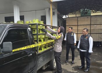 Polres Sukabumi Kota Bongkar Pengoplosan Gas Bersubsidi yang Rugikan Negara Hingga Milyaran Rupiah