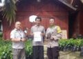 Polsek Sukaraja Berikan Bibit Ketahanan Pangan