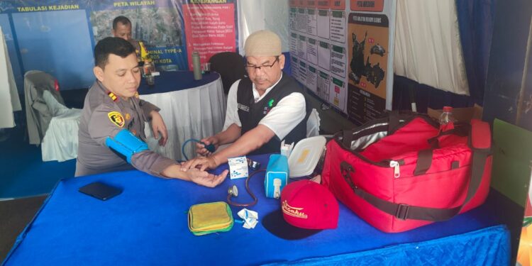 Polsek Baros  laksanakan Pemeriksaan Kesehatan