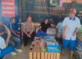 Patroli siang hari. Bhabinkamtibmas sambangi Kru MGI