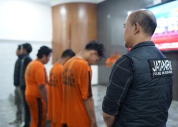 Polres Sukabumi Kota Ringkus 3 Residivis Spesialis Curanmor